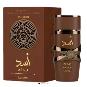 Lattafa Asad Bourbon Eau De Parfum 100ml Unisex Fragrance