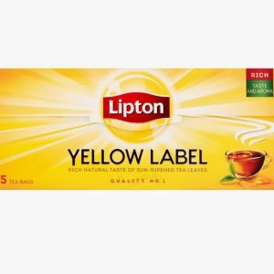 Nigerian Lipton Yellow Label Tea Rich Natural taste 25 loose Tea bags